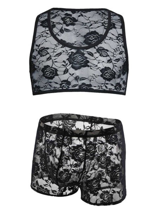 Lace Underwear Suit