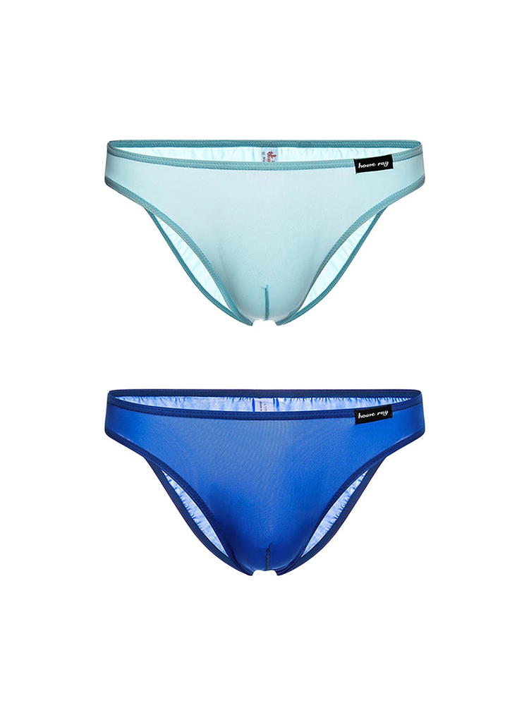 2 Pack Men's Breathable Ultra-thin Bikini