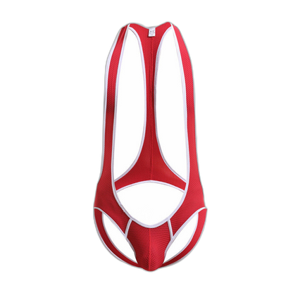 Open Back Mesh Wrestling Singlet