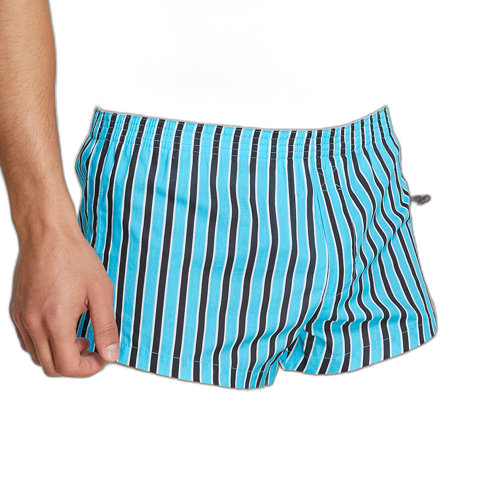 Striped Cotton Shorts