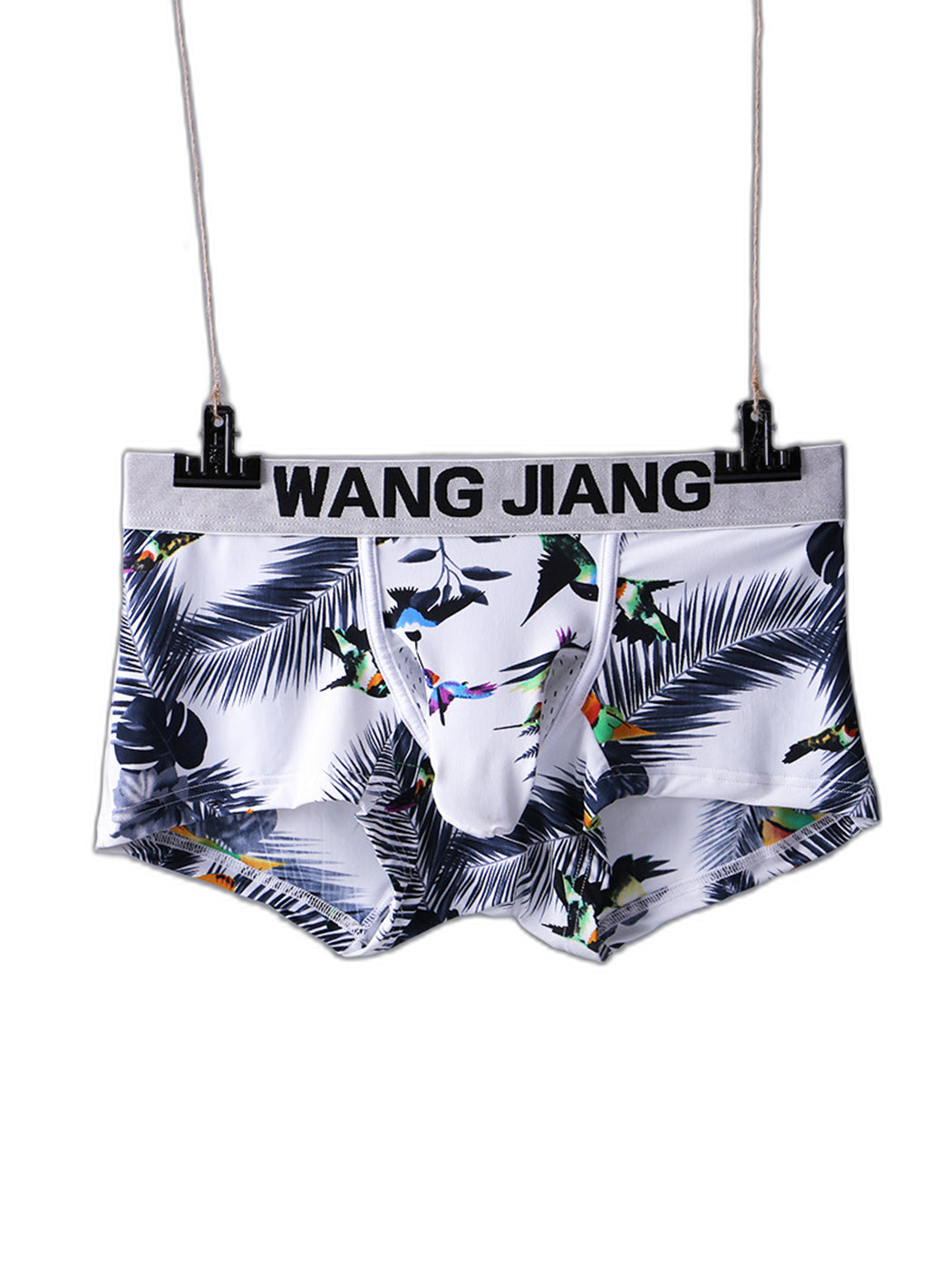 3 Pack Men's Ice Silk Trunks with Separated Pouch Design