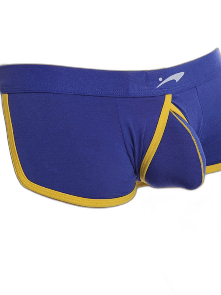 3 Pack Men's Modal U-convex Large Pouch Breathable Trunks