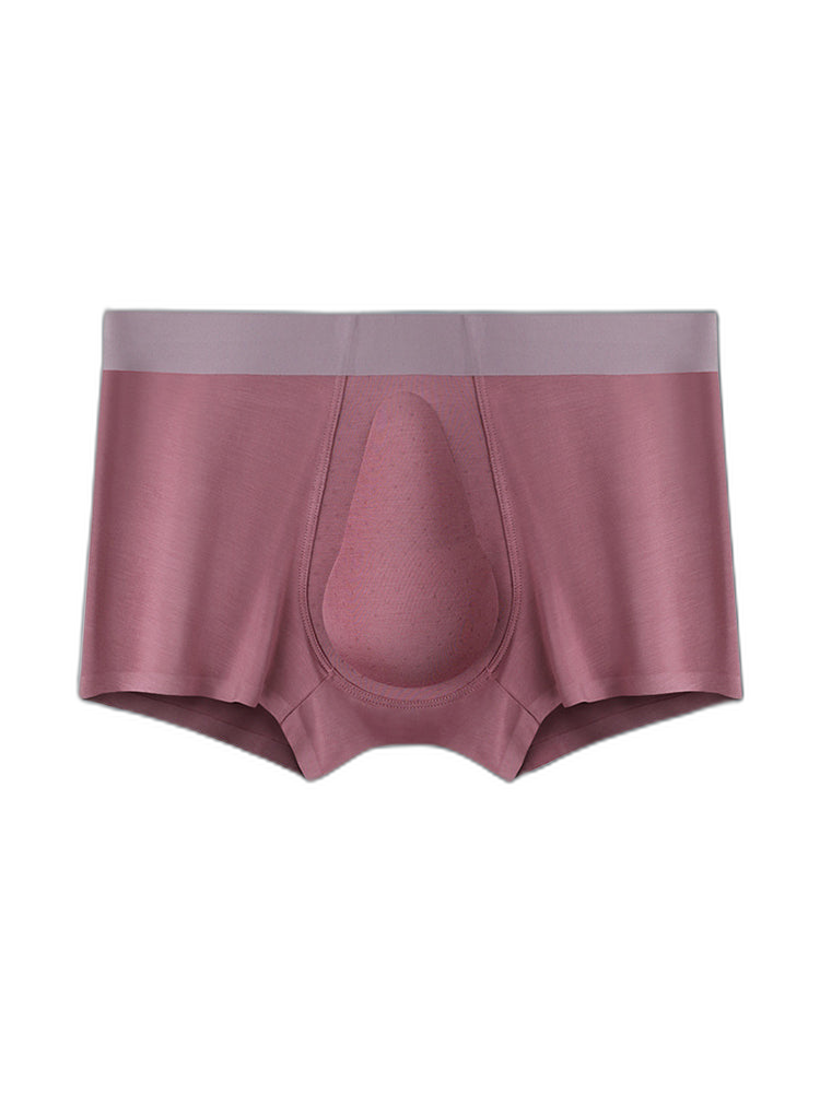 Men's Seamless Trunks with Organic Latex Support Cup