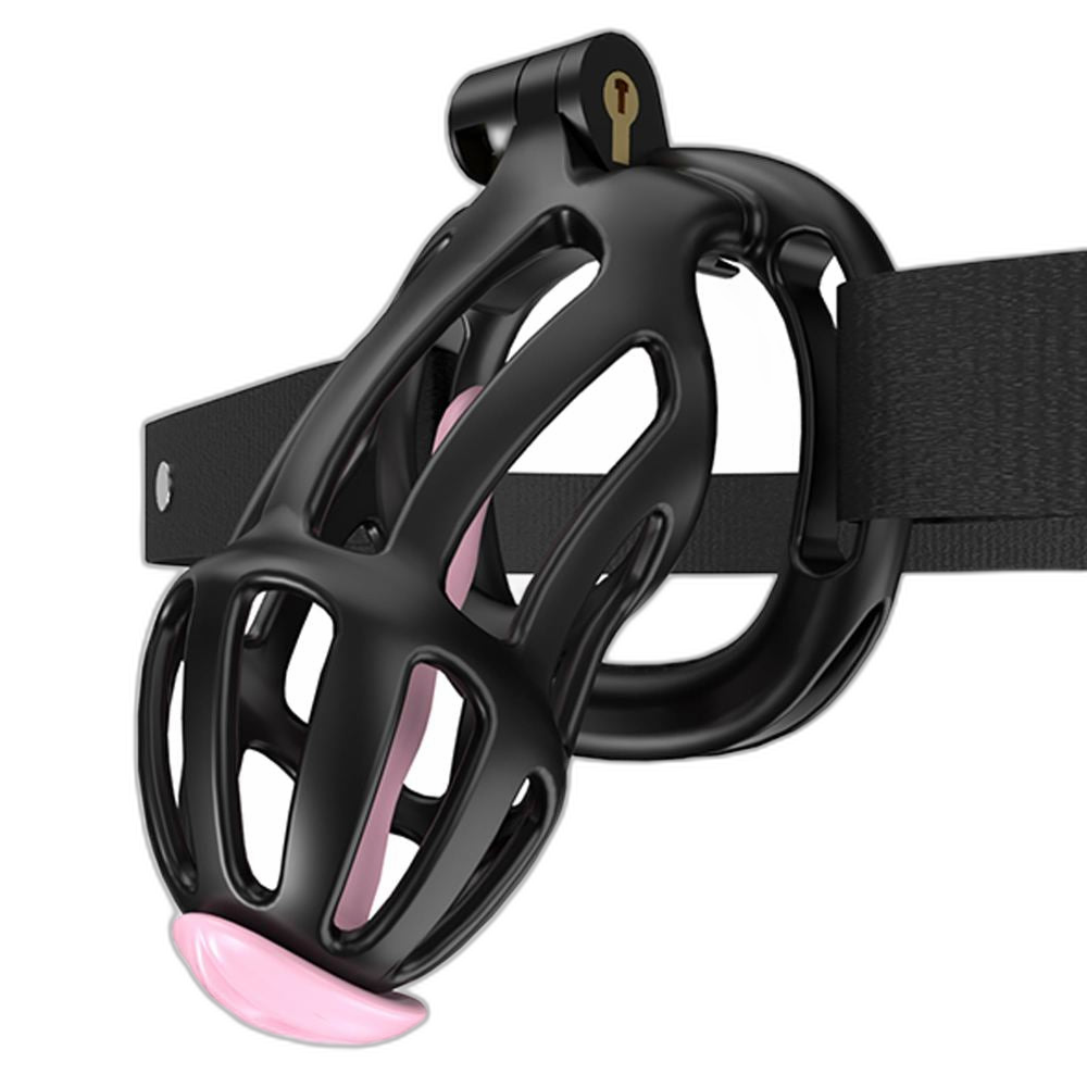 Damian - Chastity Cage With Belt