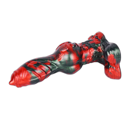 Krampus - 8.5 Inch Knotted Dog Dildo - Fantasy Silicone Dildo