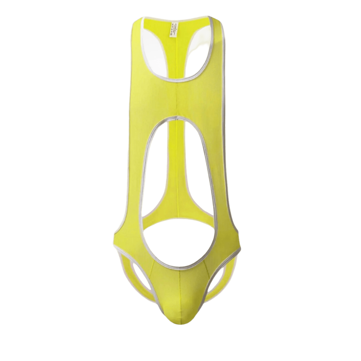Open Back Singlet Yellow
