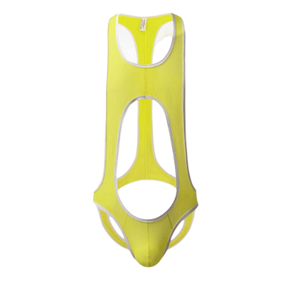 Open Back Singlet Yellow