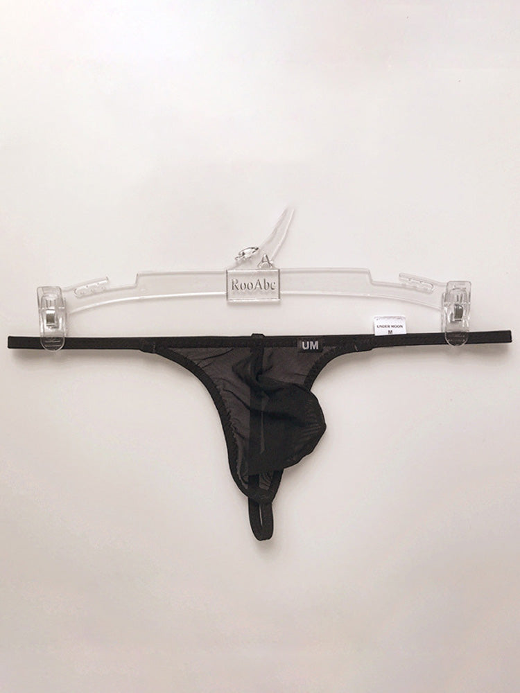 Men's Ultra Thin Mesh Sheer Mesh Thong