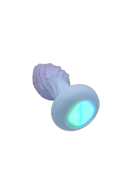 360 Rotating Textured Light-Up Butt Plug
