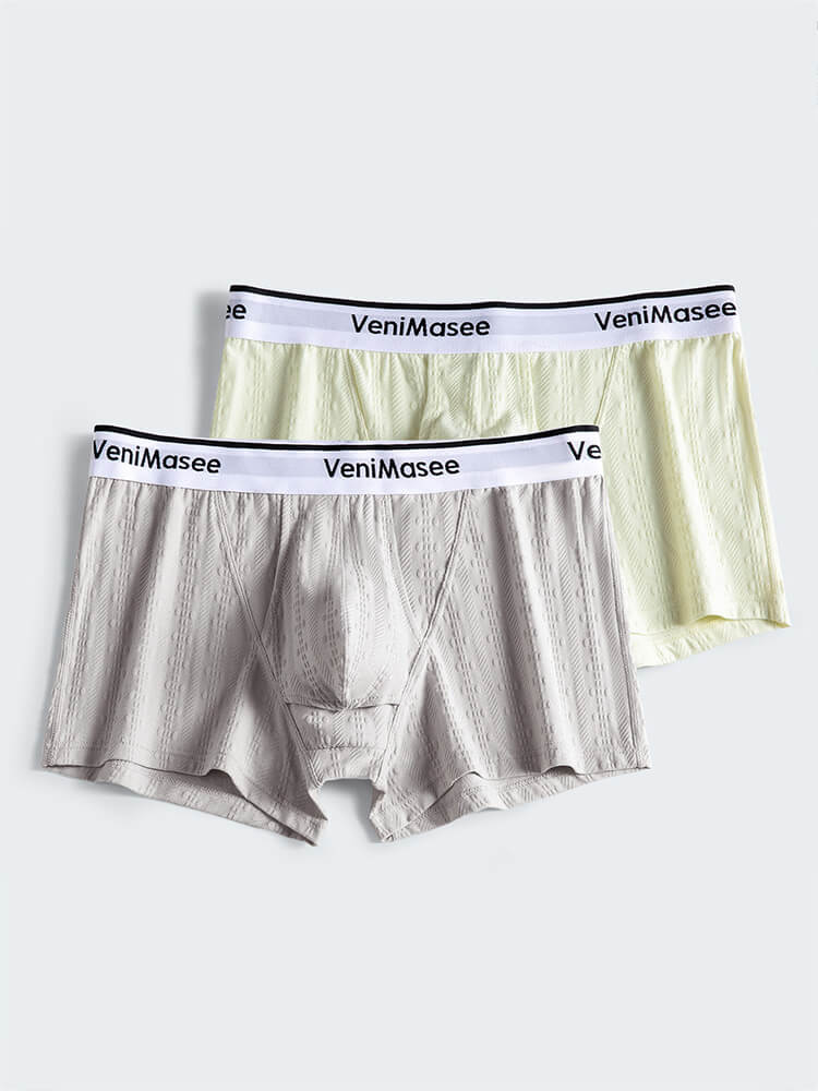 Men's Antibacterial Breathable Cotton Boxer Briefs