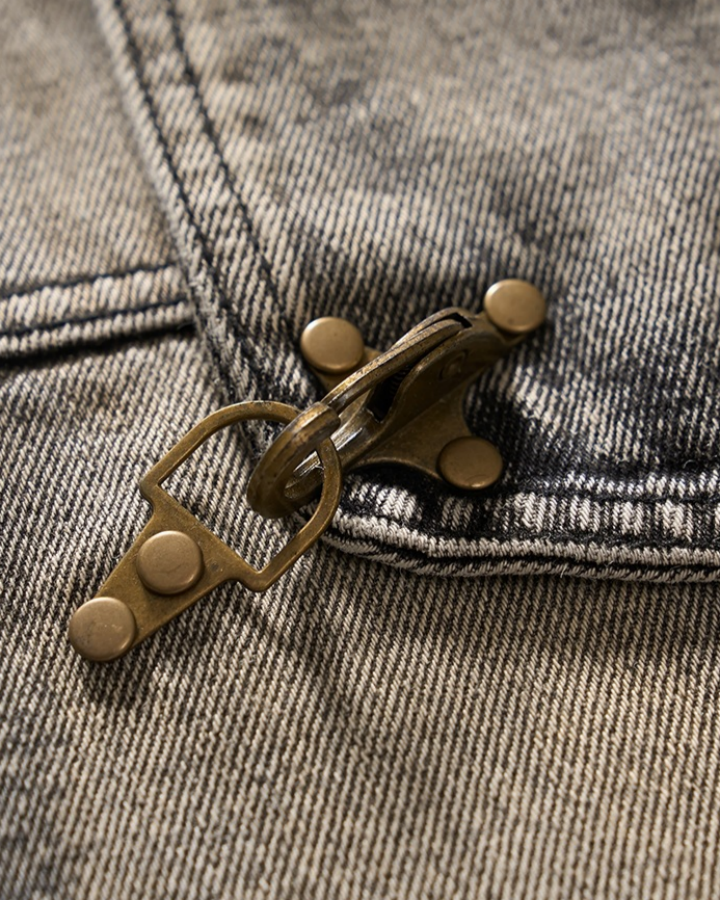 KIIKIO High Street Asymmetric Flared Slim Fit Jeans