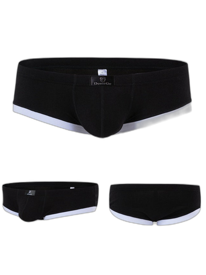 2 Pack Men's Ultra-Soft Modal Breathable Seamless Comfort Low-Rise Trunks