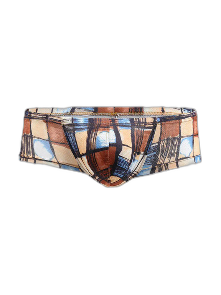 4 Pack Men's U-Pouch Low-Rise Moisture-Wicking Trunks