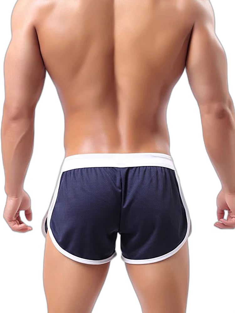 2 Pack Drawstring Leisure Men's Loose Boxer Shorts