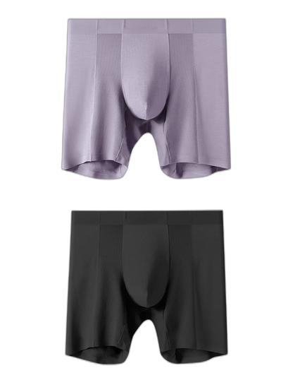 2 Pack Men’s Long Athletic Boxer Briefs
