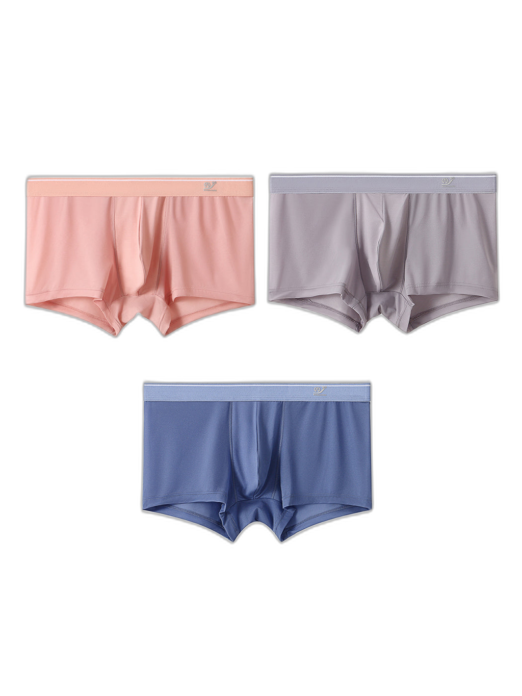 3 Pack Men’s Comfy U Convex Pouch Trunks