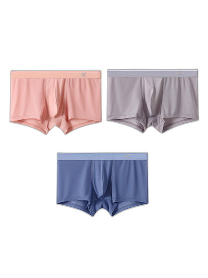 3 Pack Men’s Comfy U Convex Pouch Trunks