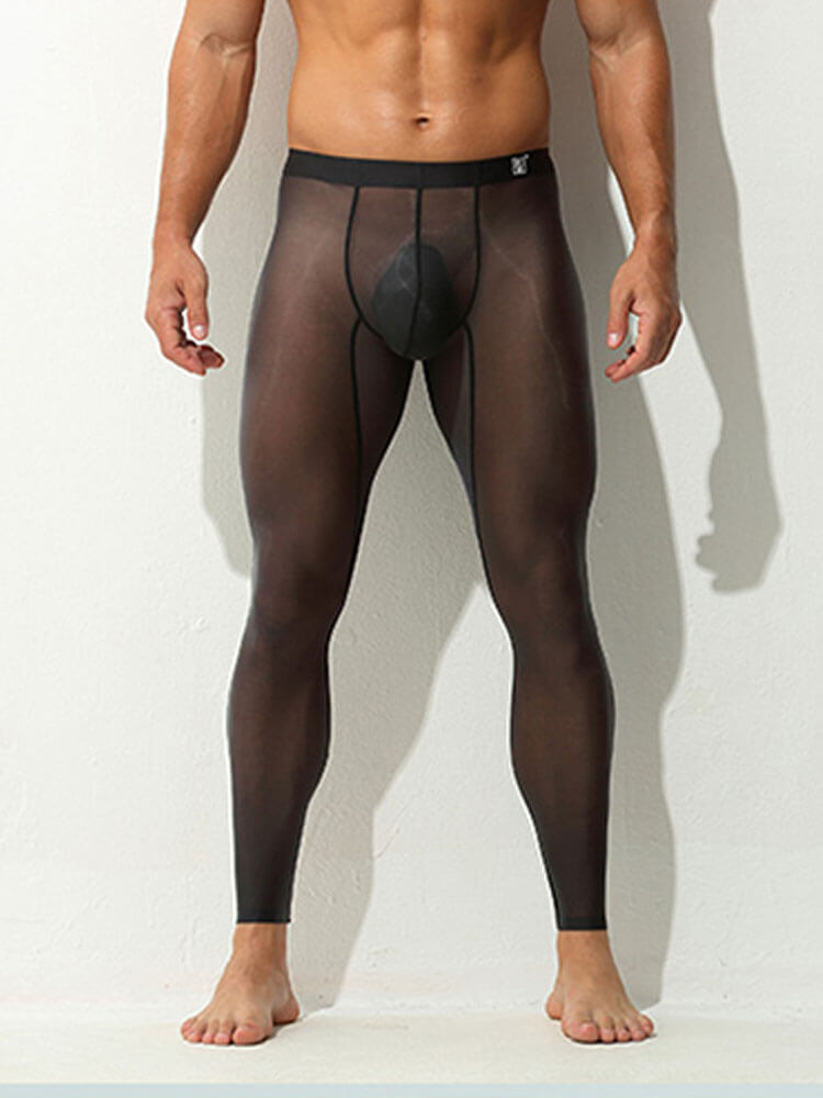 Men's Sexy High-Elastic Transparent Leggings