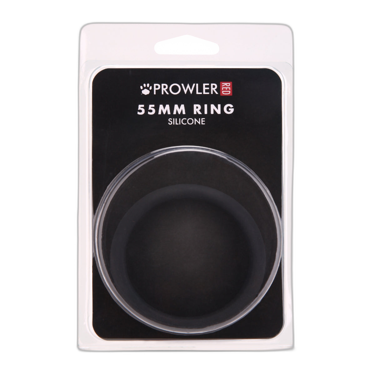 Prowler RED Silicone Cock Ring Black 55mm