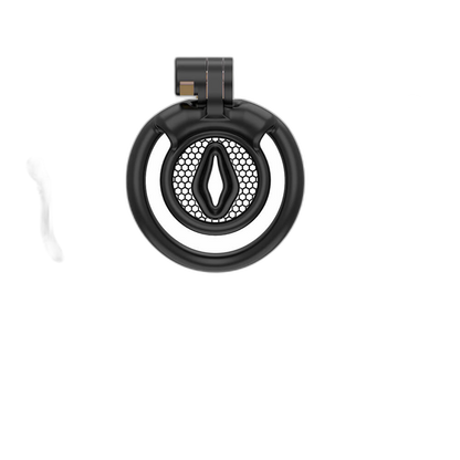 Fortis - Inverted Chastity Cage With Five Rings