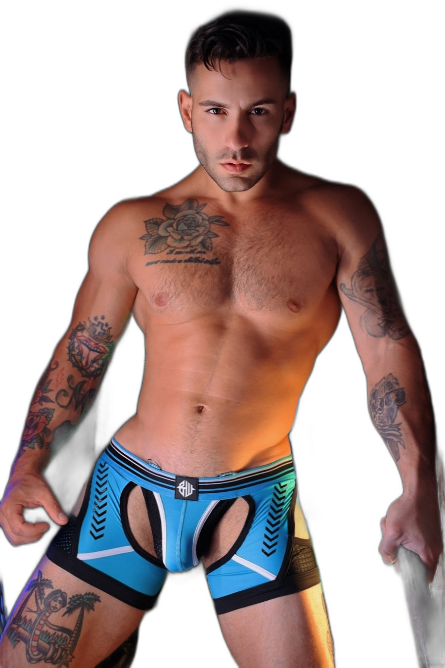 Breedwell Circuit Breaker Chap Jock Aqua Blue