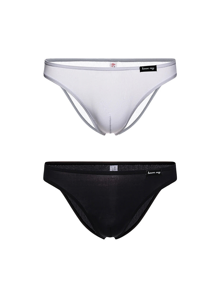 2 Pack Men's Breathable Ultra-thin Bikini