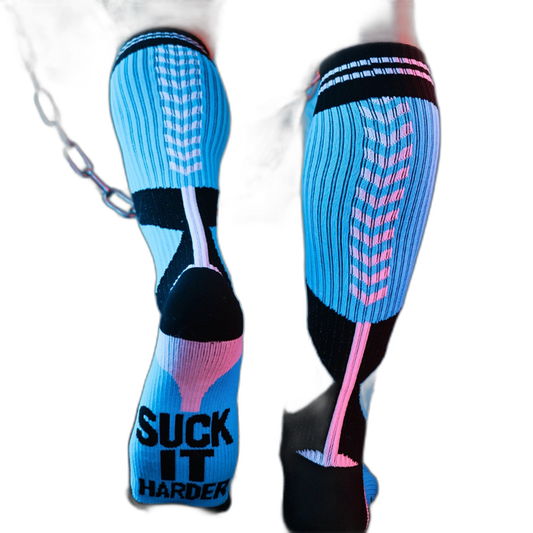 Breedwell Sucker Socks Aqua Blue