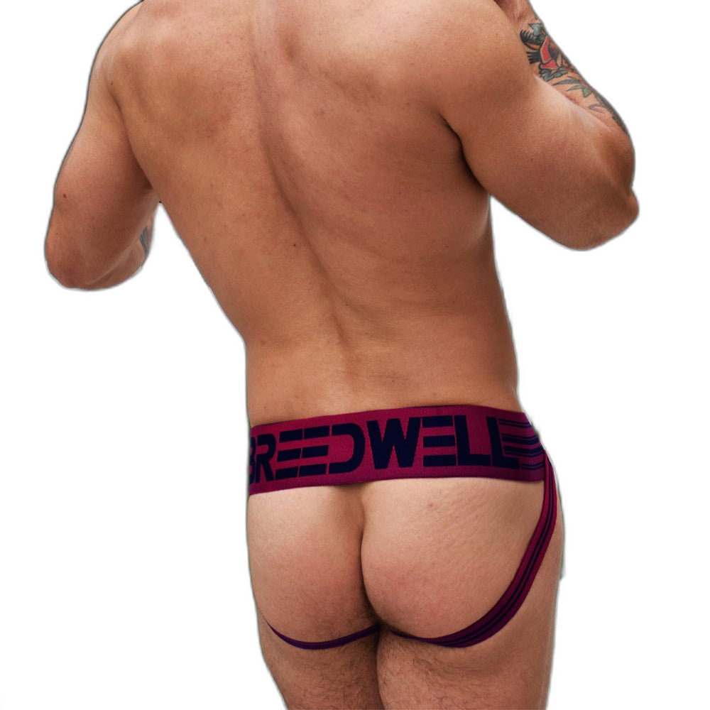 Breedwell Cumdump Jockstrap Burgundy