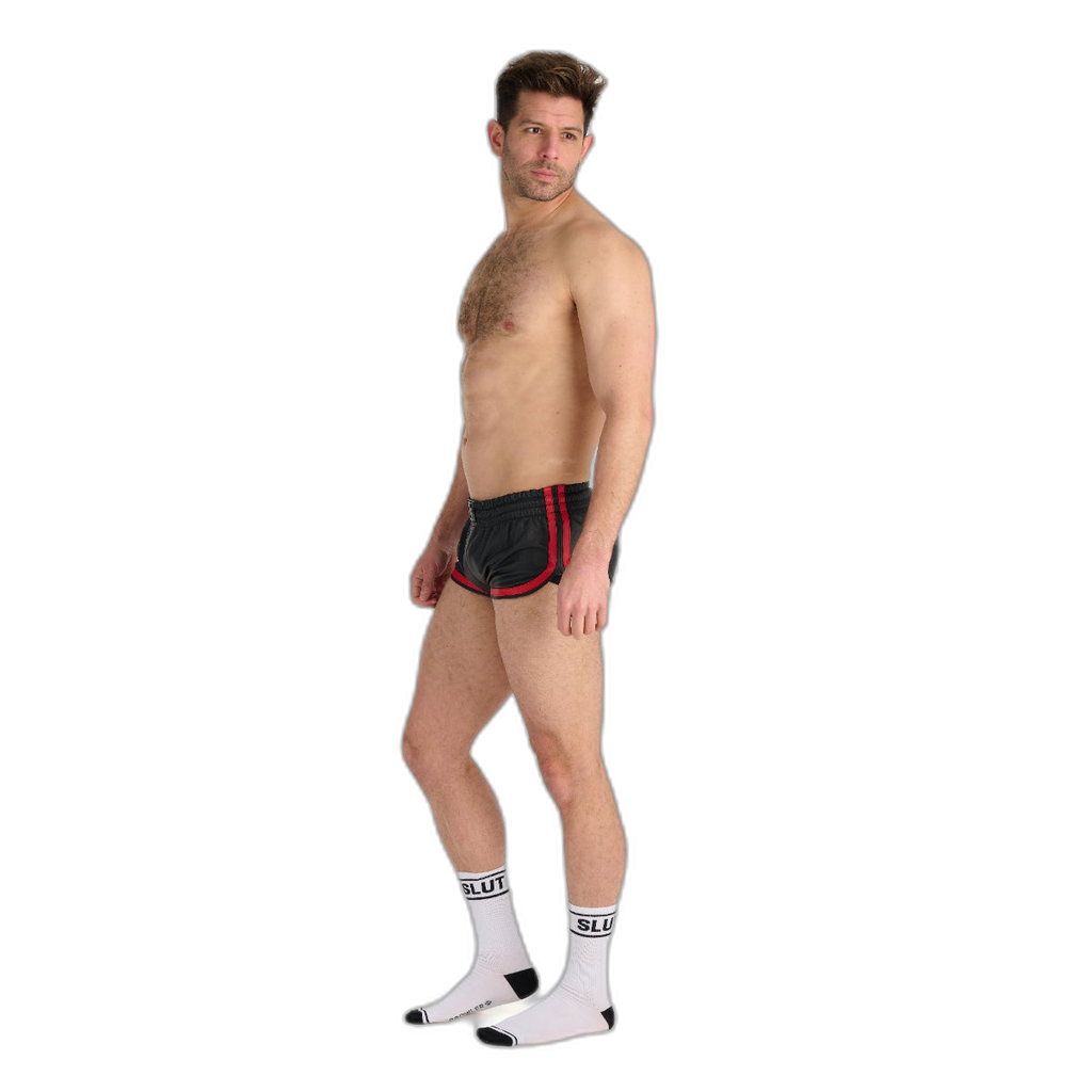Prowler RED Slut Socks White Black