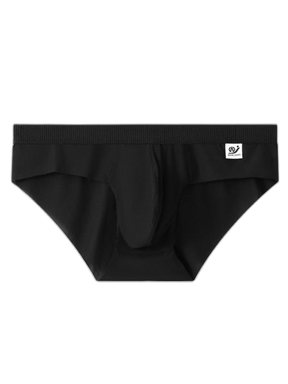 3 Pack Men's Ultra-Thin Breathable Ribbed Ice Silk Briefs