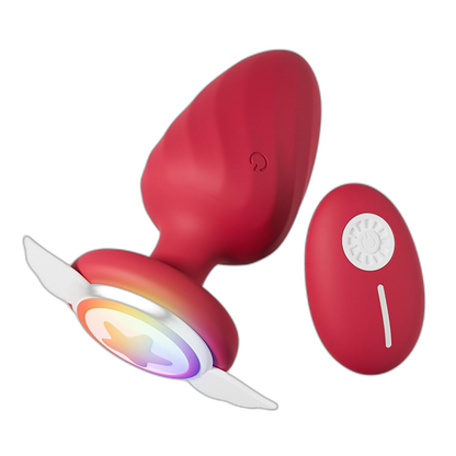 Angel - Vibrating Butt Plug - Light Up Butt Plug - 12 Frequency Anal Vibrator