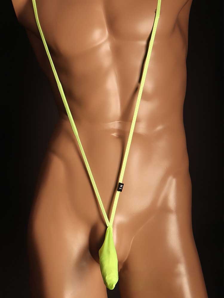 Men's Sexy Pouch Elastic Halter Neck Thong