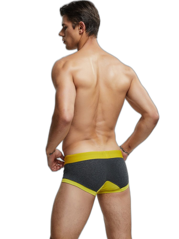 Men's Cartoon Low-rise Cotton Trunks