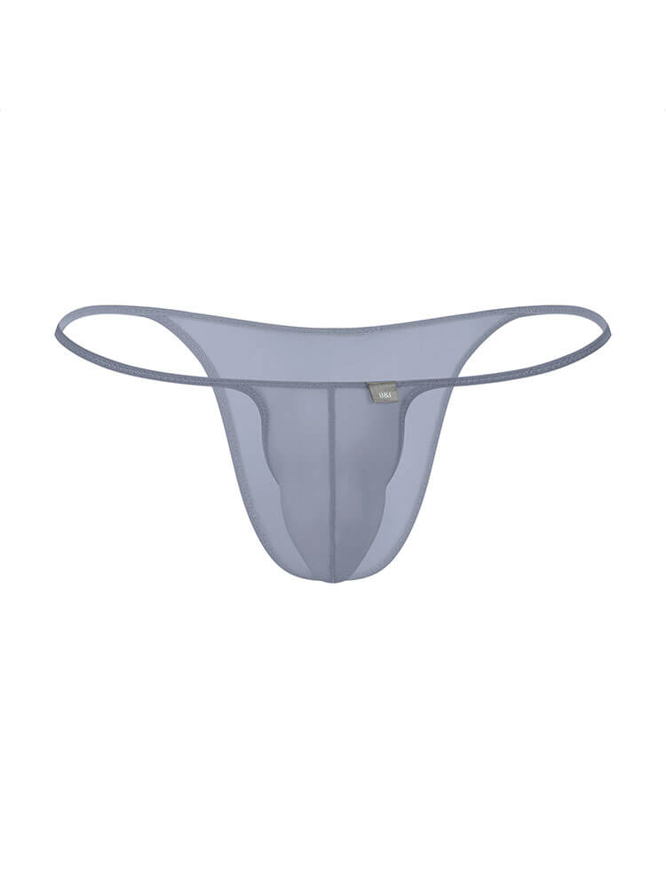Men's Sexy Low-Rise Prominent Pouch Thong