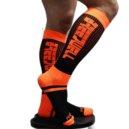 Breedwell Eternity Socks Neon Orange