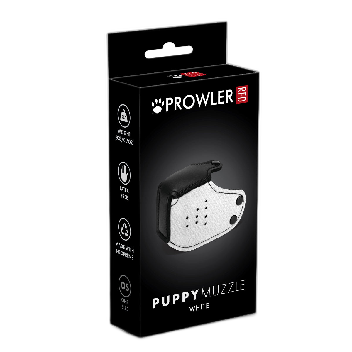 Prowler RED Puppy Muzzle White