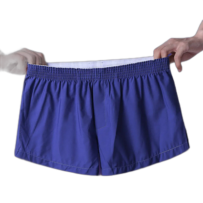 Casual Home Cotton Pouch Breathable Boxer Briefs for Men
