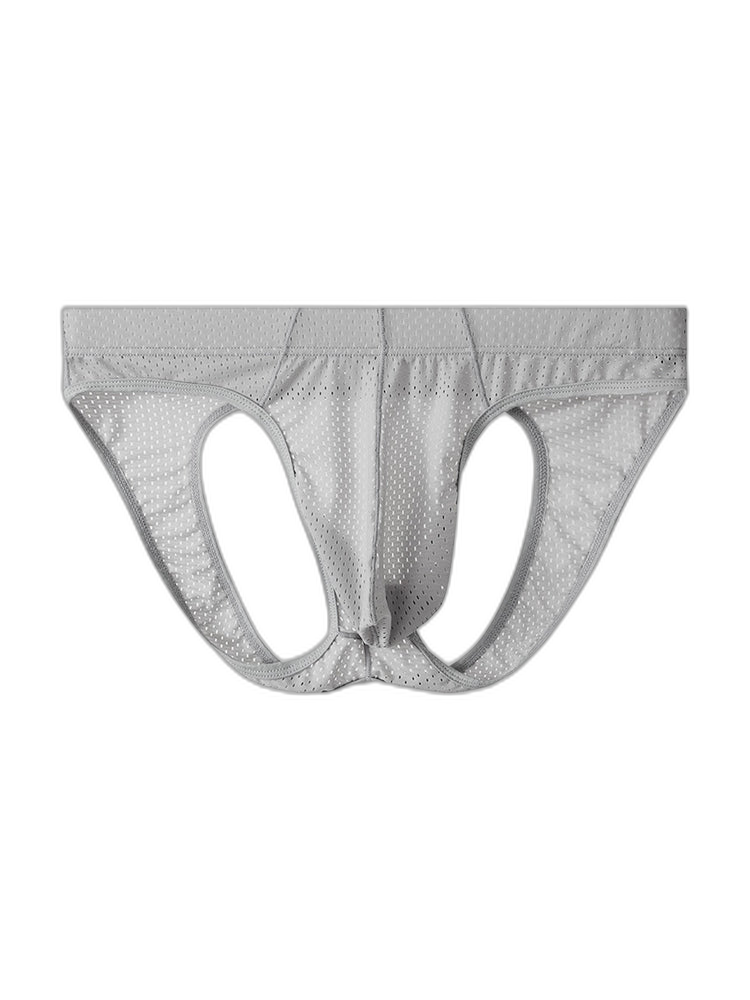 3 Pack Men's Sexy Mesh Transparent Big Pouch Jockstrap
