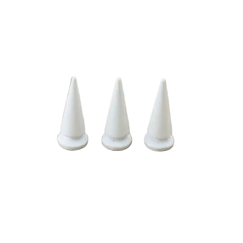 Metal Pup Hood Spikes 10 Pack White 10x24mm