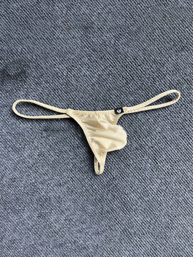 Men's Shiny High Elastic Durable Nylon Thong