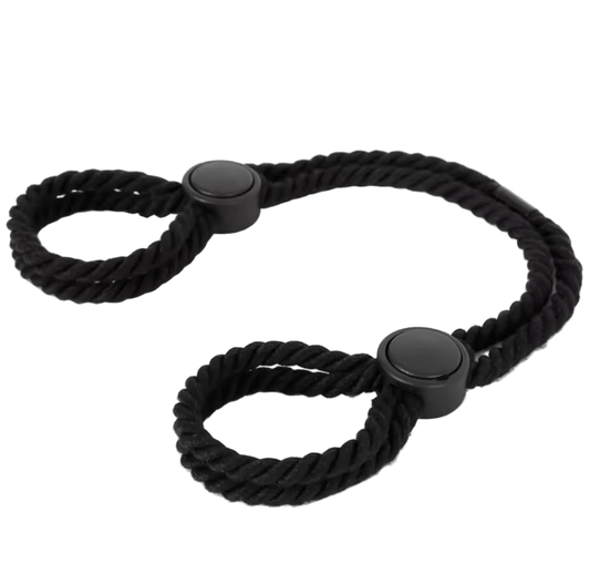 Cotton Rope Cuffs Black
