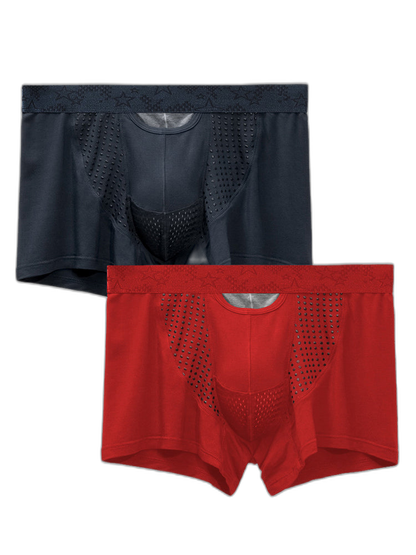 Men's Modal Dual Separate Pouch Trunks