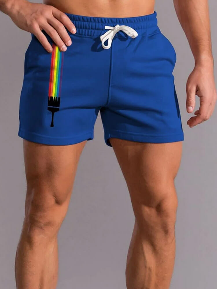 Men's Rainbow LGBT Casual Shorts