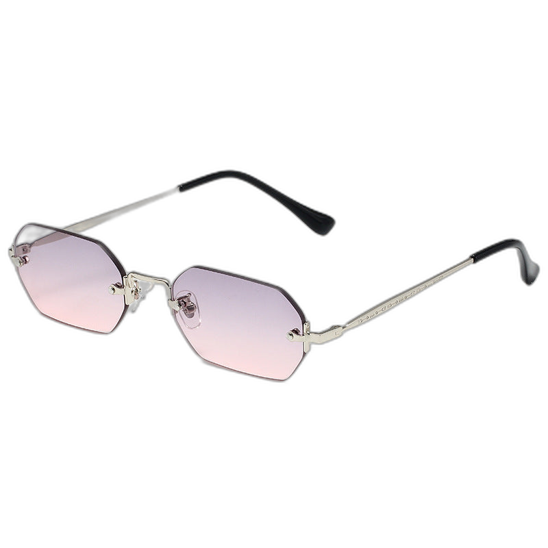 Retro Rimless Sunglasses