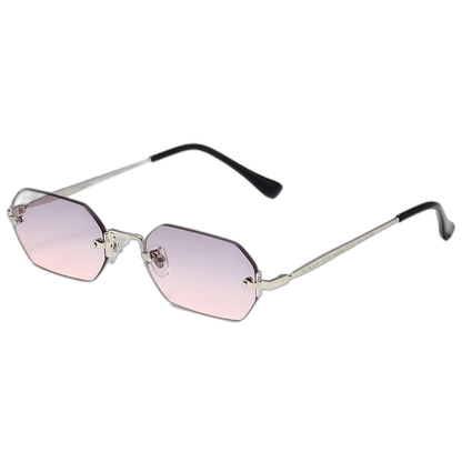 Retro Rimless Sunglasses