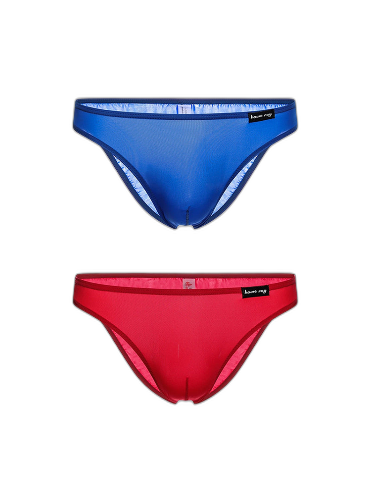 2 Pack Men's Breathable Ultra-thin Bikini