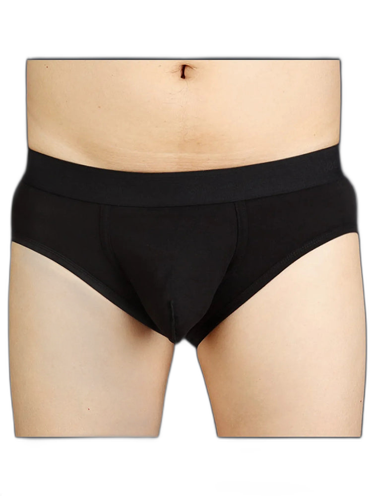 FreeLonger Men’s Microfibre Cotton Big Pouch Trunks