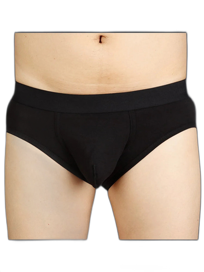 FreeLonger Men’s Microfibre Cotton Big Pouch Trunks