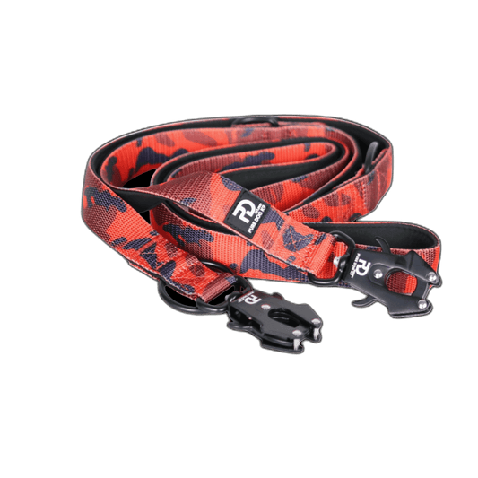 Pure Dog K9 Multifunctional Lead Red Camo