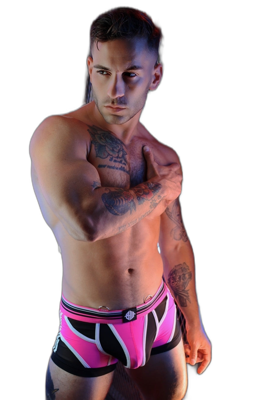 Breedwell Circuit Breaker Boxer Brief Neon Pink